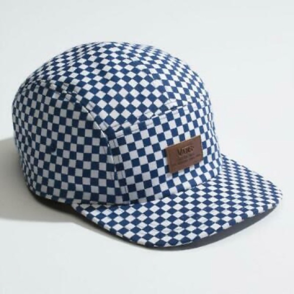Vans Blue and White Checkered Hat